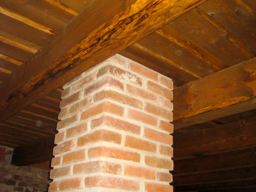 Historický (nový) dřevěný strop