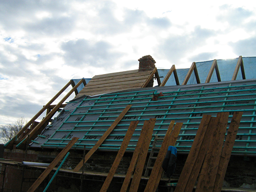 Stavba dřevěného krovu